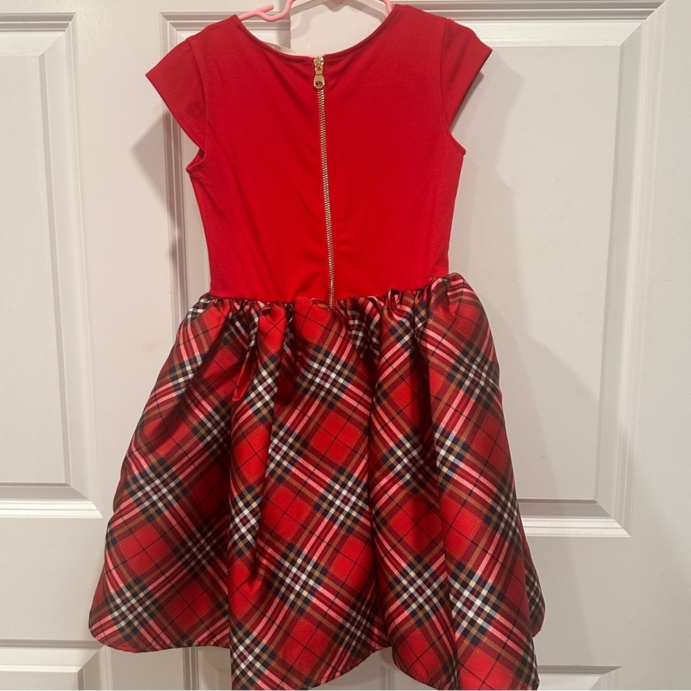 H&M Red Plaid Formal Kids Dress - Picture 6 of 7